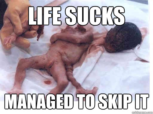 life sucks managed to skip it  Success Kid