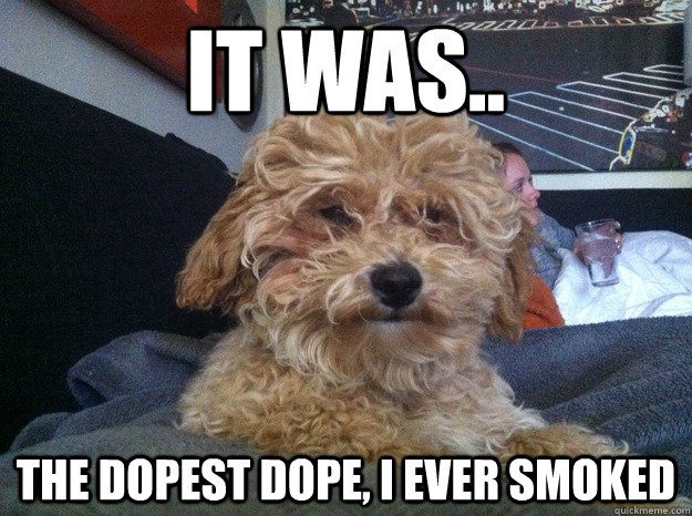 IT WAS.. THE DOPEST DOPE, I EVER SMOKED - IT WAS.. THE DOPEST DOPE, I EVER SMOKED  Dilly