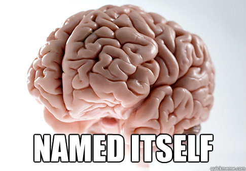  named itself -  named itself  Scumbag Brain