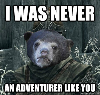 I was never an adventurer like you - I was never an adventurer like you  Confession Guard