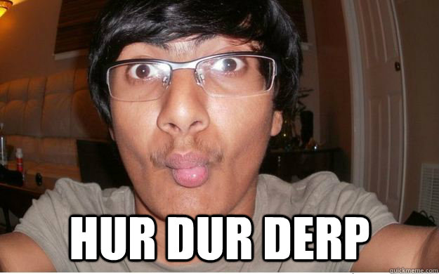  hur dur derp -  hur dur derp  indian kid