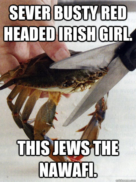 Sever busty red headed irish girl. This jews the Nawafi.  Optimistic Crab