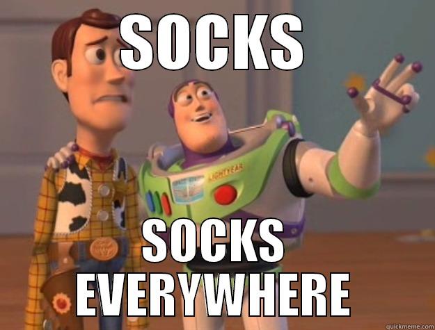 SOCKS SOCKS EVERYWHERE Toy Story