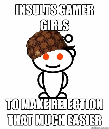 Insults gamer girls To make rejection that much easier  Scumbag Reddit