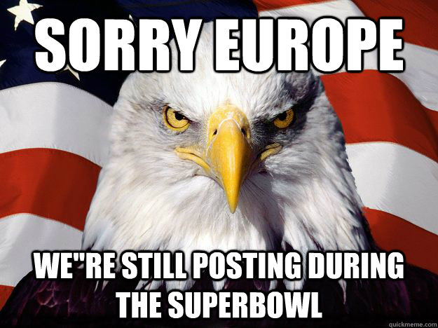 SORRY EUROPE WE