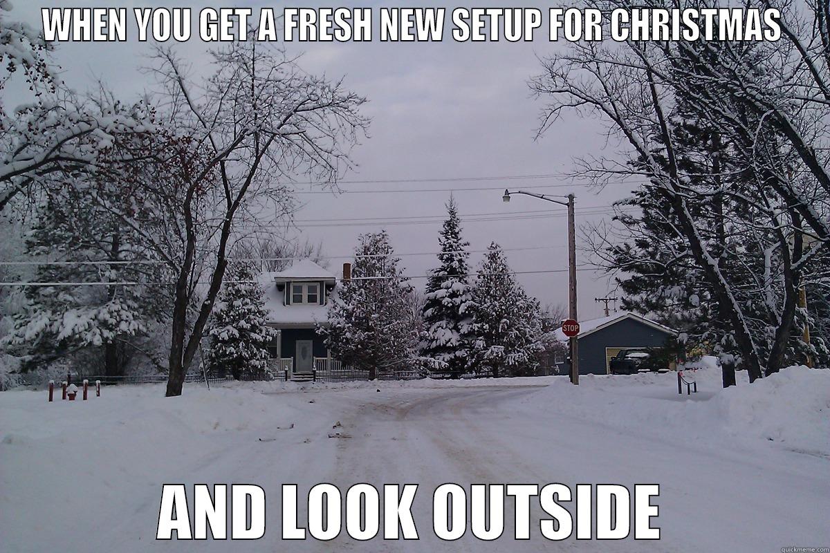 Only skaters would know this struggle... - WHEN YOU GET A FRESH NEW SETUP FOR CHRISTMAS AND LOOK OUTSIDE Misc