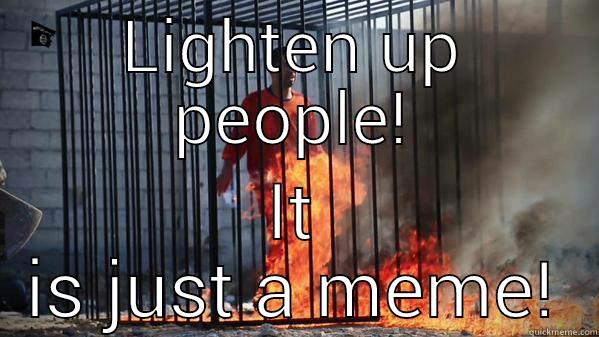 LIGHTEN UP PEOPLE! IT IS JUST A MEME! Misc