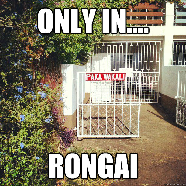 ONLY IN.... RONGAI  Rongai fever