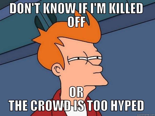 KRUMP FUNNY - DON'T KNOW IF I'M KILLED OFF OR THE CROWD IS TOO HYPED Futurama Fry