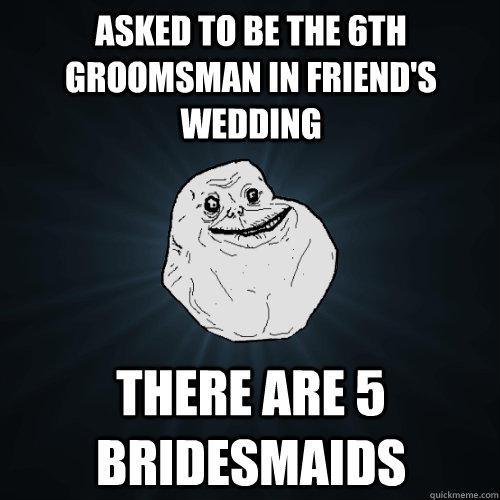 Asked to be the 6th groomsman in friend's wedding There are 5 bridesmaids  