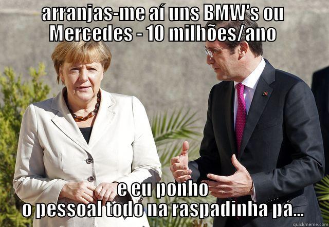 badabadum badum badum badum badero - ARRANJAS-ME AÍ UNS BMW'S OU MERCEDES - 10 MILHÕES/ANO E EU PONHO O PESSOAL TODO NA RASPADINHA PÁ... Misc