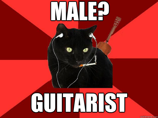 Male? Guitarist  Berklee Cat