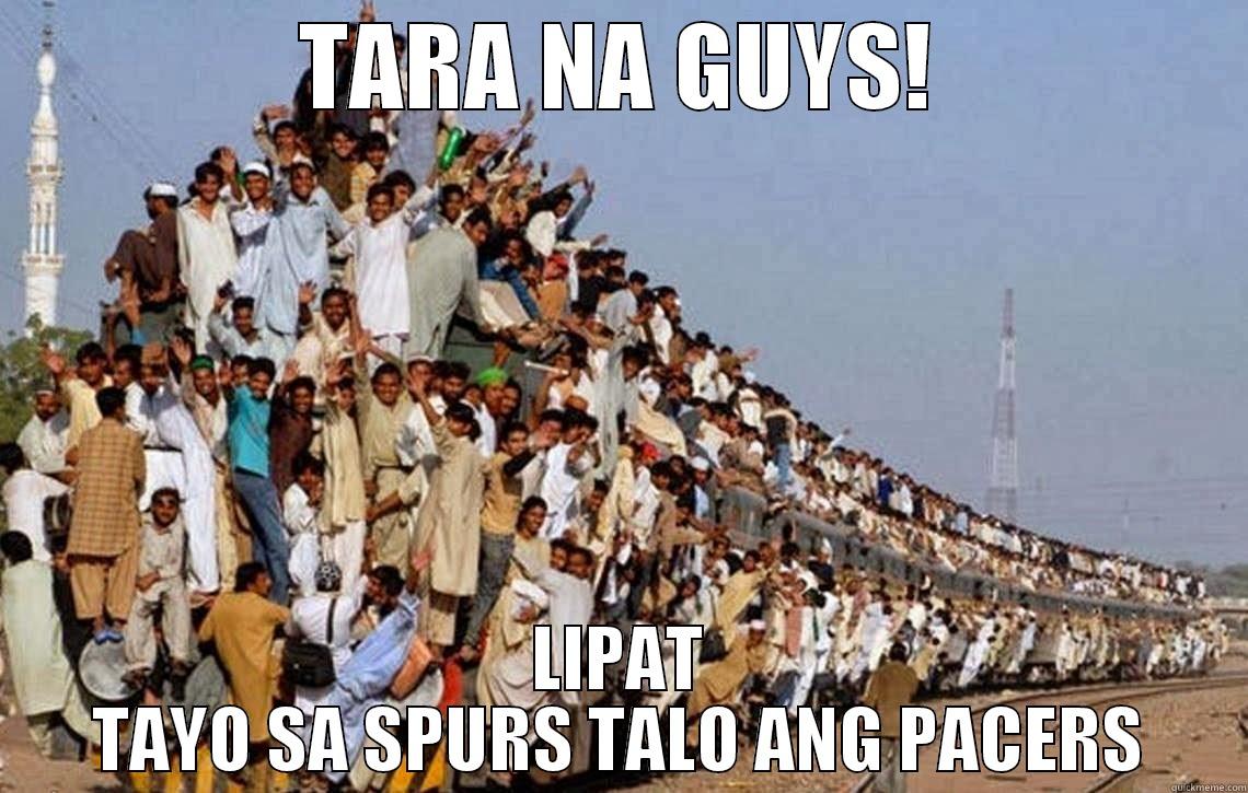 TARA NA GUYS! LIPAT TAYO SA SPURS TALO ANG PACERS Misc