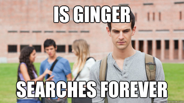 Is GInger searches forever  Soul Searching Sophomore