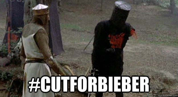  #CUTFORBieber -  #CUTFORBieber  Just a Flesh Wound