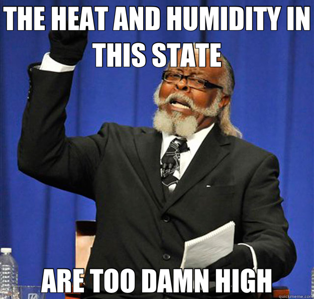 THE HEAT AND HUMIDITY IN THIS STATE ARE TOO DAMN HIGH  Jimmy McMillan