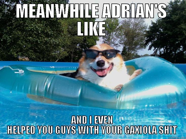 MEANWHILE ADRIAN'S LIKE AND I EVEN HELPED YOU GUYS WITH YOUR GAXIOLA SHIT Misc