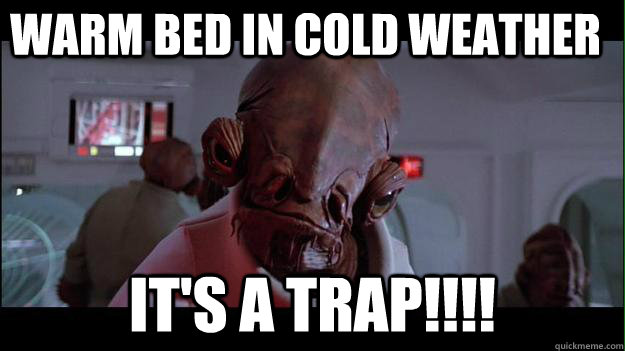 Warm Bed in Cold Weather It's A Trap!!!!  