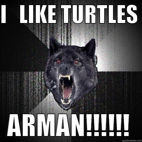 every body likes turtles - I   LIKE TURTLES  ARMAN!!!!!! Insanity Wolf