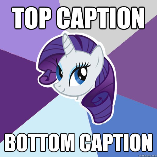 Top caption Bottom caption  Rarity