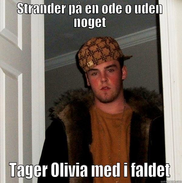 STRANDER PÅ EN ØDE Ø UDEN NOGET TAGER OLIVIA MED I FALDET Scumbag Steve