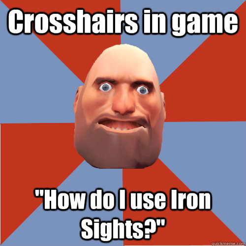 Crosshairs in game 