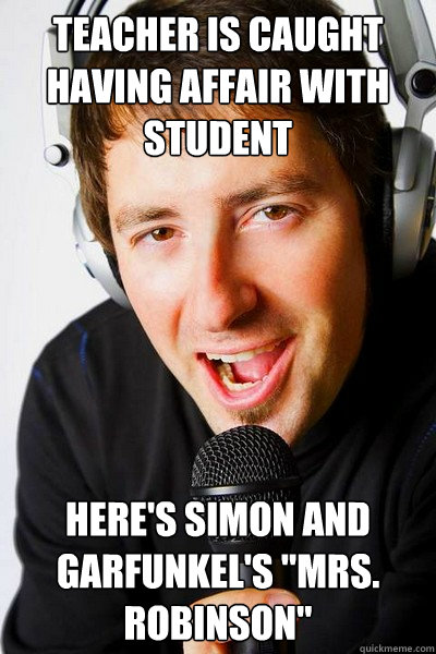 teacher is caught having affair with student here's simon and garfunkel's 