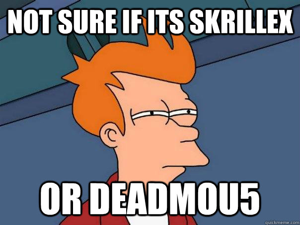 Not sure if its skrillex Or deadmou5 - Not sure if its skrillex Or deadmou5  Futurama Fry