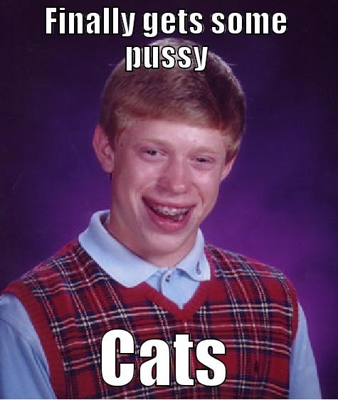 FINALLY GETS SOME PUSSY CATS Bad Luck Brian