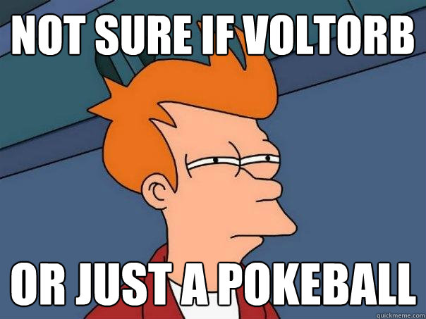 Not Sure If Voltorb Or Just a Pokeball  Futurama Fry