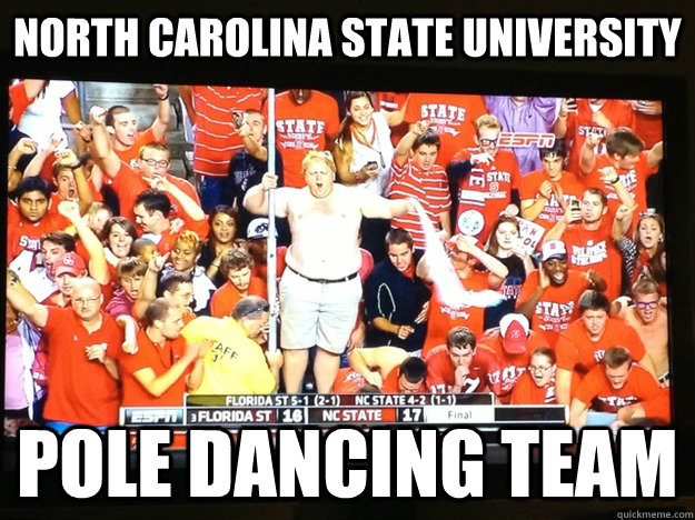 North Carolina State University Pole Dancing Team - North Carolina State University Pole Dancing Team  The Most Interesting Fan in The World