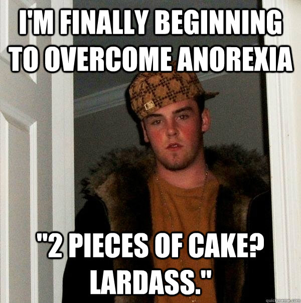 I'm finally beginning to overcome anorexia 