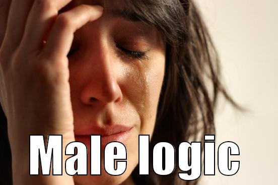  MALE LOGIC First World Problems