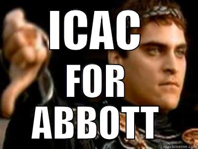 ICAC FOR ABBOTT Downvoting Roman