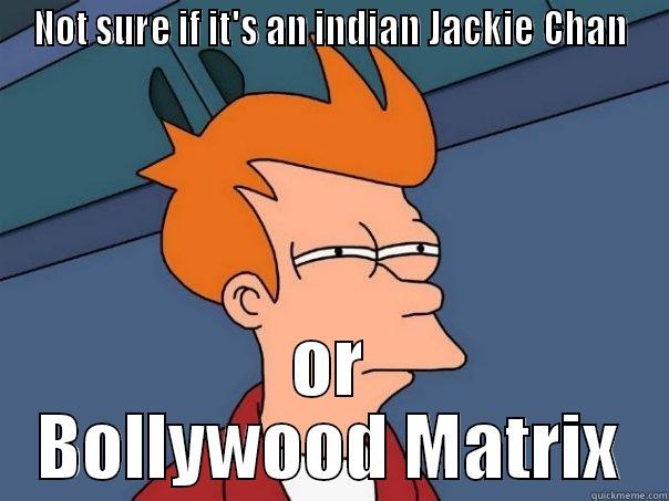 An Indian Jackie Chan? - NOT SURE IF IT'S AN INDIAN JACKIE CHAN OR BOLLYWOOD MATRIX Futurama Fry