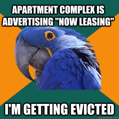 Apartment complex is advertising 