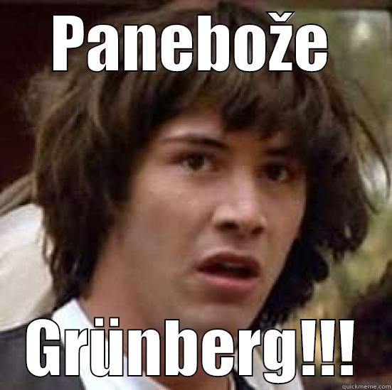 paneboze grunberg - PANEBOŽE GRÜNBERG!!! conspiracy keanu