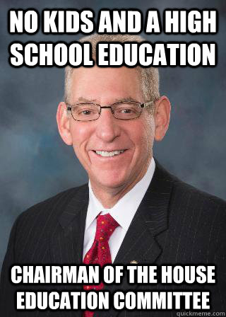 No kids and a high school education Chairman of the House education committee  Idaho Tea Party Legislators