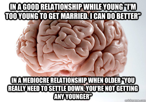 In a good relationship while young 