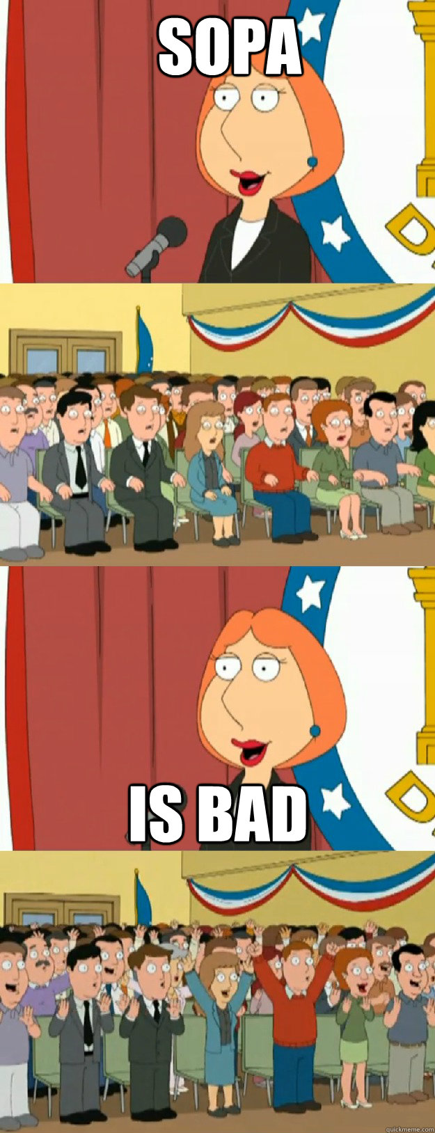 SOPA IS BAD  Lois Griffin