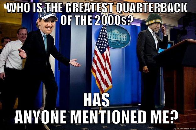 Interrupting Eli Manning - WHO IS THE GREATEST QUARTERBACK OF THE 2000S? HAS ANYONE MENTIONED ME? Misc