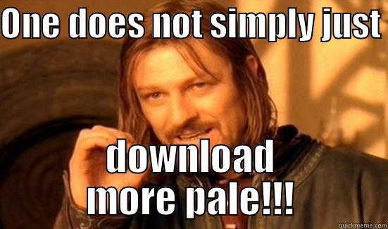 Techno Albino - ONE DOES NOT SIMPLY JUST  DOWNLOAD MORE PALE!!! Boromir