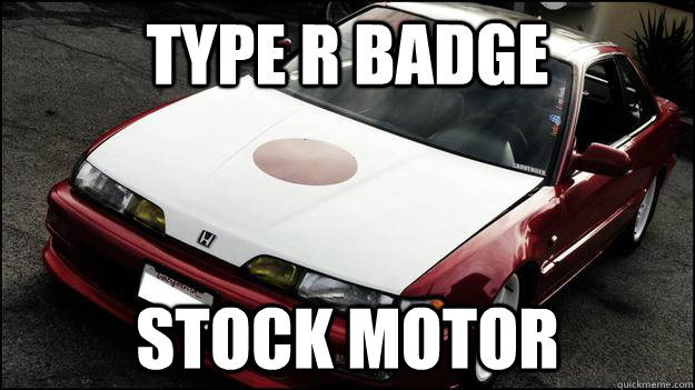 Type r badge stock motor - Type r badge stock motor  Misc