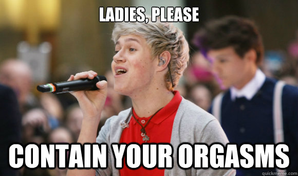 Ladies, please contain your orgasms  Niall Horan