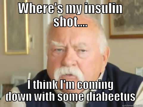 WHERE'S MY INSULIN SHOT.... I THINK I'M COMING DOWN WITH SOME DIABEETUS Misc