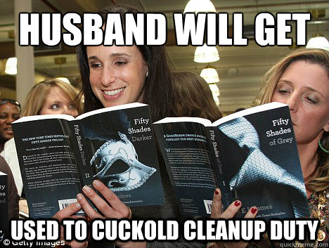 husband will get used to cuckold cleanup duty  