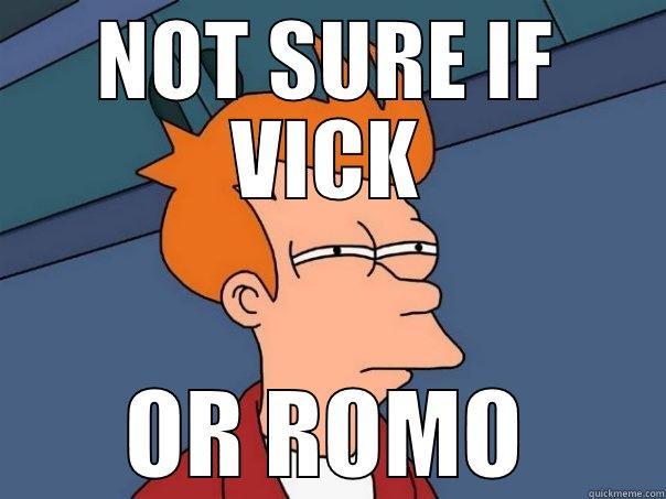 NOT SURE IF VICK OR ROMO Futurama Fry