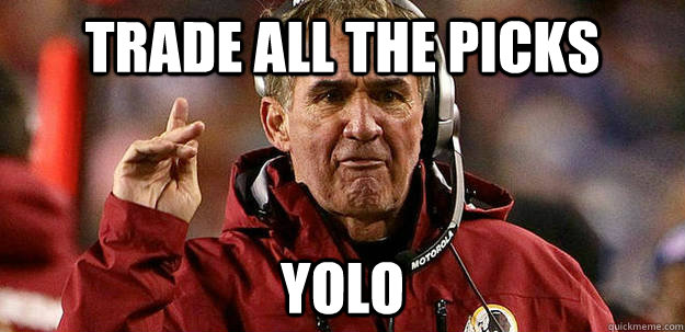 Trade all the picks YOLO - Trade all the picks YOLO  Shanahan YOLO