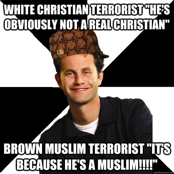 White christian terrorist 