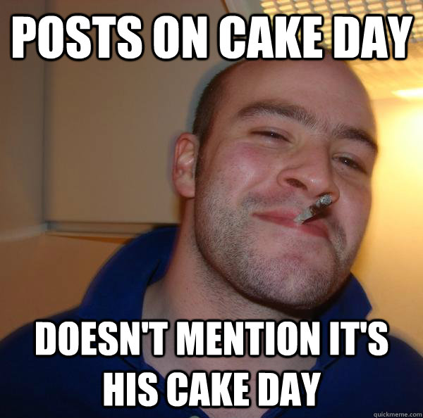 Posts on Cake day Doesn't mention it's his cake day - Posts on Cake day Doesn't mention it's his cake day  Misc